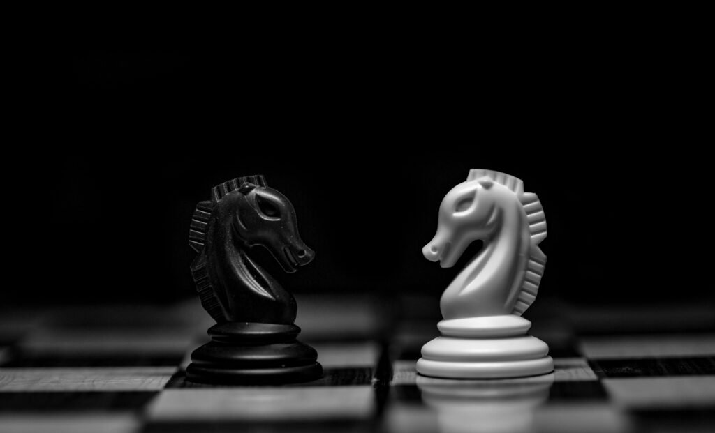 strategic workforce planning shown with chess pieces